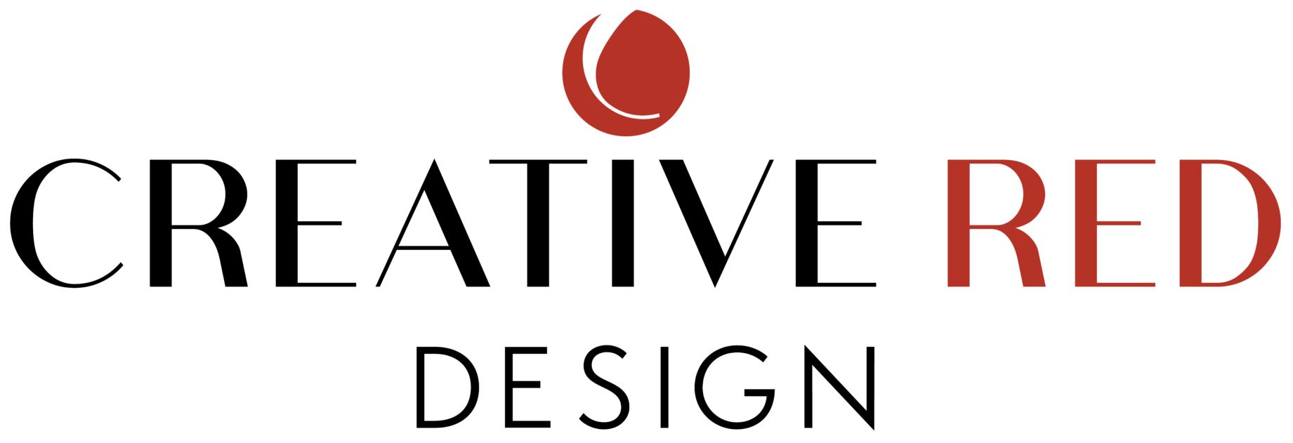 Creative Red Design Logo
